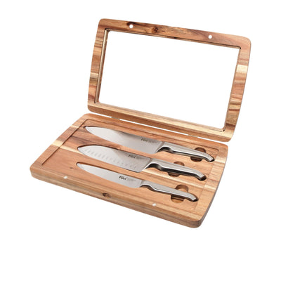 Pro Acacia Knife Set 3 Piece